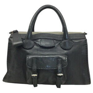 Chloe Edith Handbag Leather Black